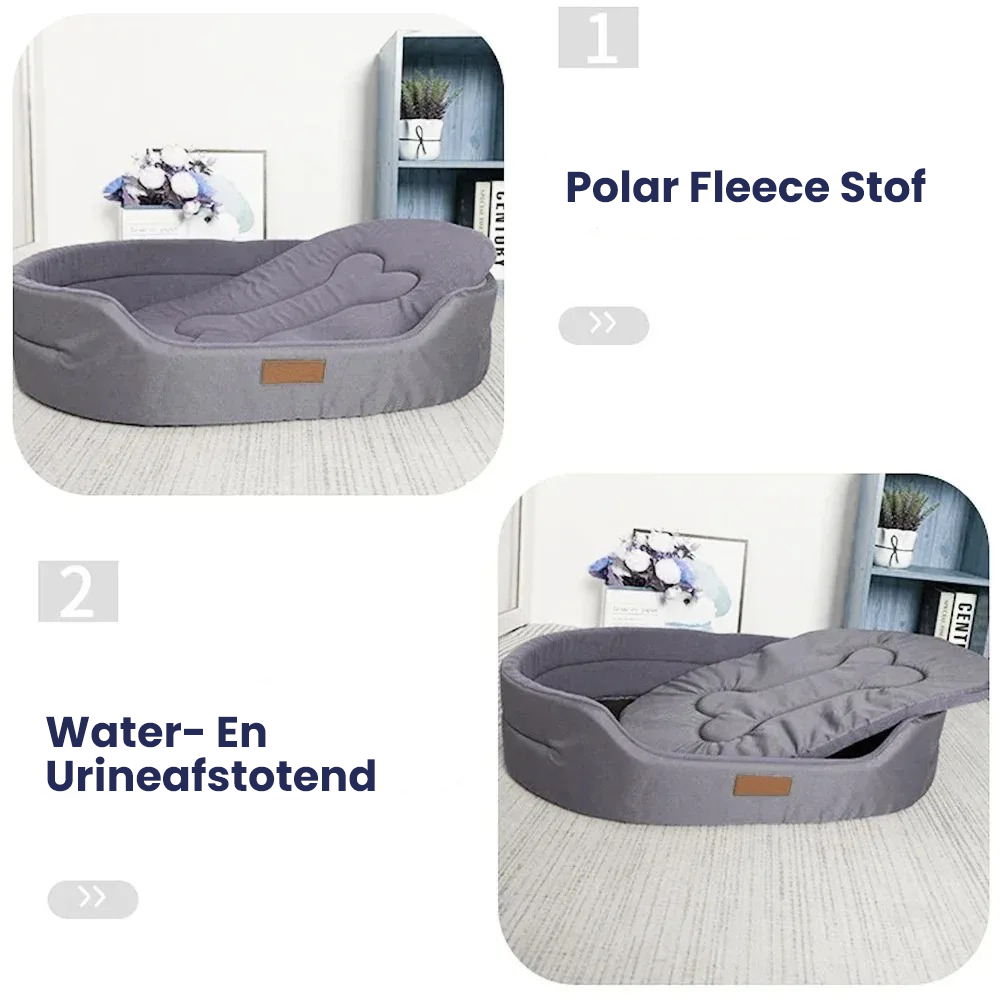 Wearclo | Water-Resistant Dog Bed with Plush Filling