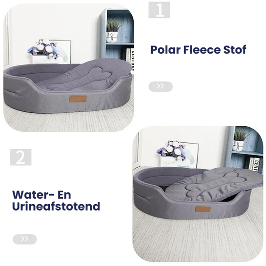 Wearclo | Water-Resistant Dog Bed with Plush Filling