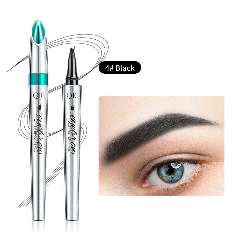 Wearclo | Waterproof 3D Microblading Eyebrow Pencil with 4 Fork Tips