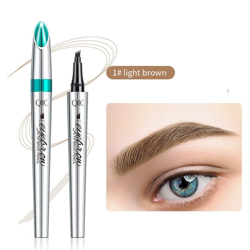 Wearclo | Waterproof 3D Microblading Eyebrow Pencil with 4 Fork Tips