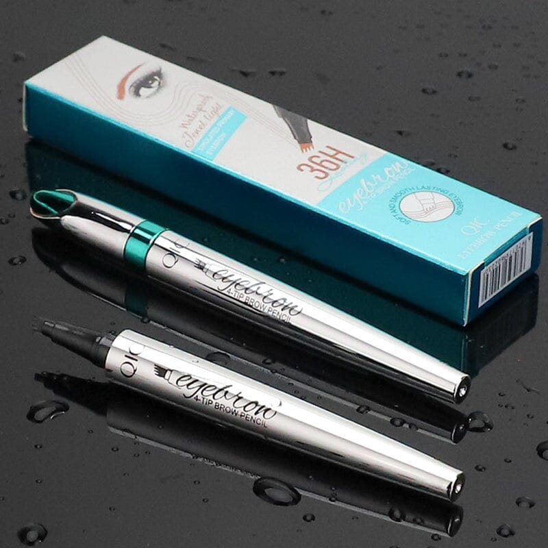 Wearclo | Waterproof 3D Microblading Eyebrow Pencil with 4 Fork Tips