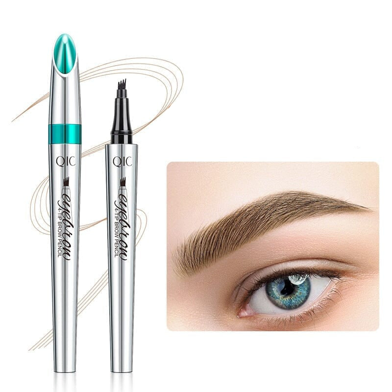 Wearclo | Waterproof 3D Microblading Eyebrow Pencil with 4 Fork Tips