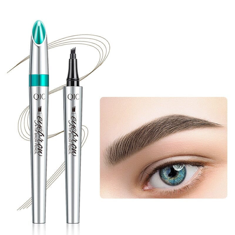 Wearclo | Waterproof 3D Microblading Eyebrow Pencil with 4 Fork Tips