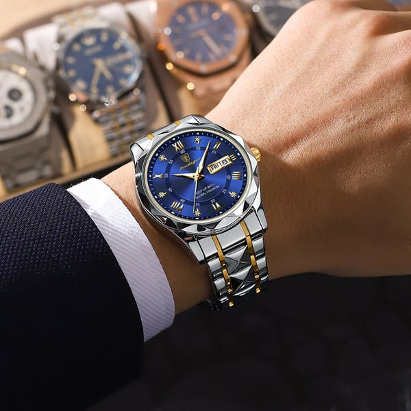 Wearclo | Waterproof Luxury Men's Wristwatch by the Top Brand with Luminous Function