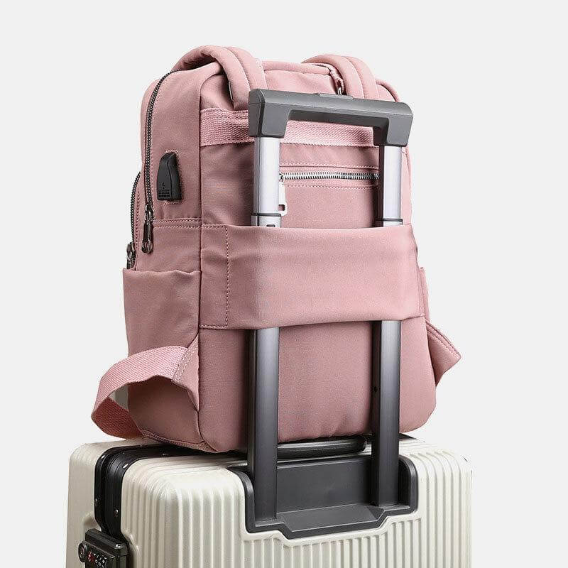 Wearclo | Waterproof Multifunctional Backpack – Durable Travel, Work & School Bag with USB Charging Port