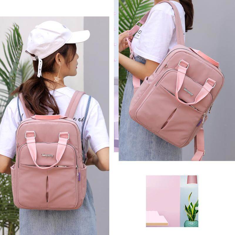 Wearclo | Waterproof Multifunctional Backpack – Durable Travel, Work & School Bag with USB Charging Port