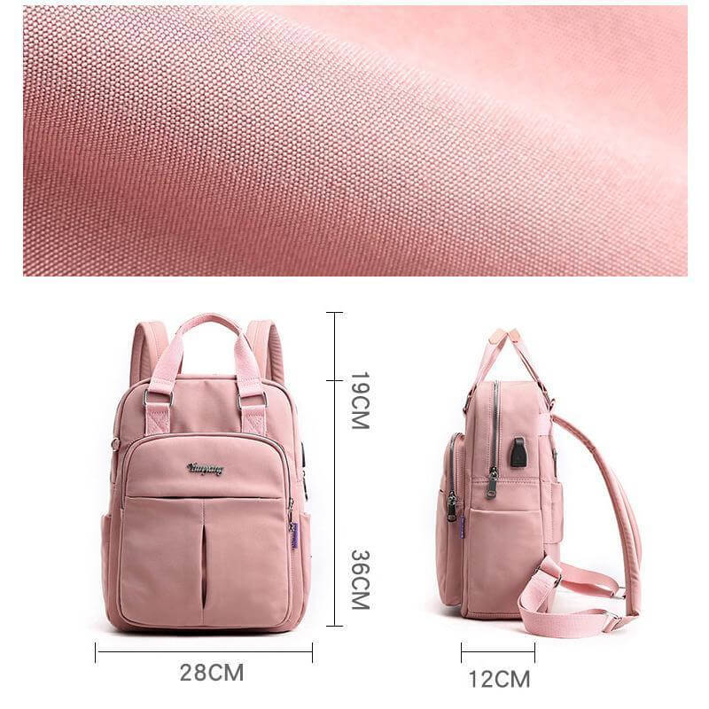 Wearclo | Waterproof Multifunctional Backpack – Durable Travel, Work & School Bag with USB Charging Port