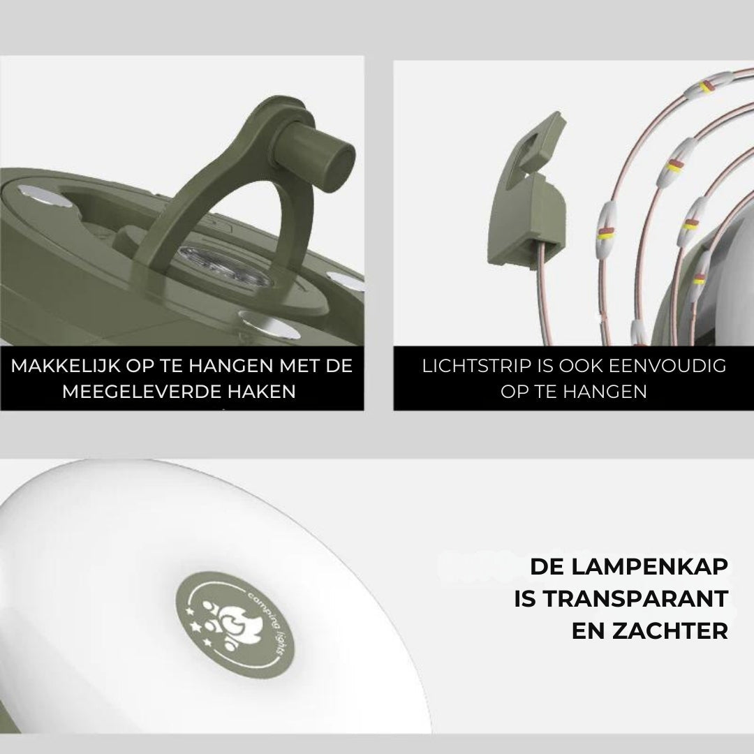 Wearclo | Waterproof Portable Camping Lamp With Lights