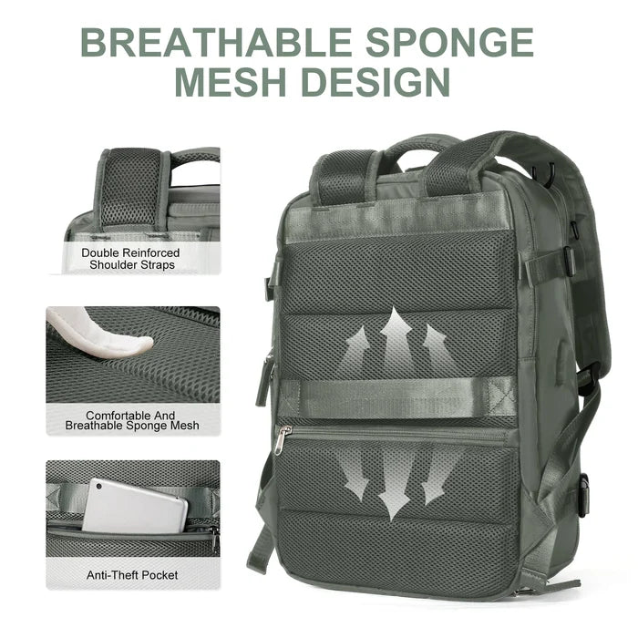 Wearclo | Waterproof Travel Backpack for Women