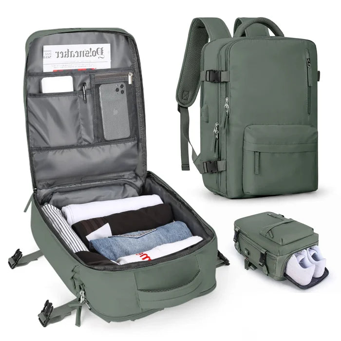Wearclo | Waterproof Travel Backpack for Women