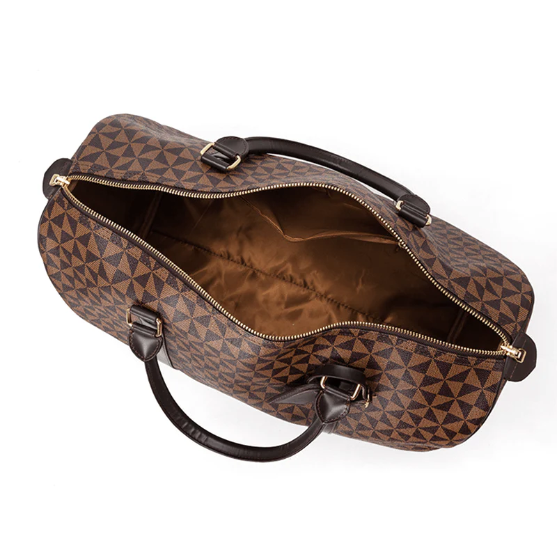 Wearclo | Westman – Premium Leather Unisex Travel Bag Stylish Duffle Bag