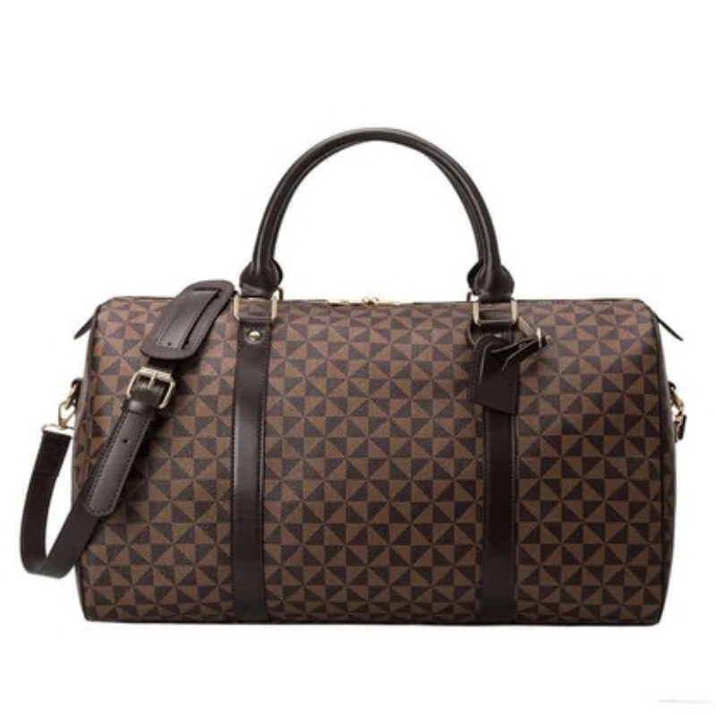 Wearclo | Westman – Premium Leather Unisex Travel Bag Stylish Duffle Bag