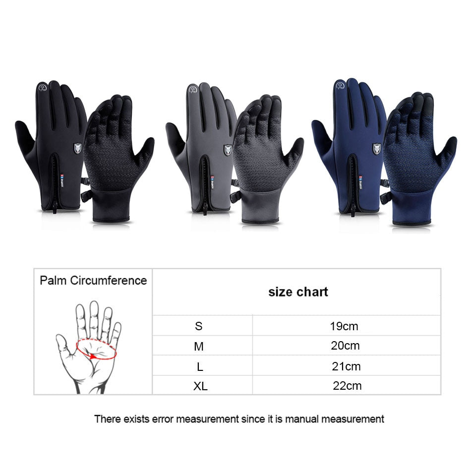 Wearclo | Winter Waterproof Thermal Touchscreen Gloves