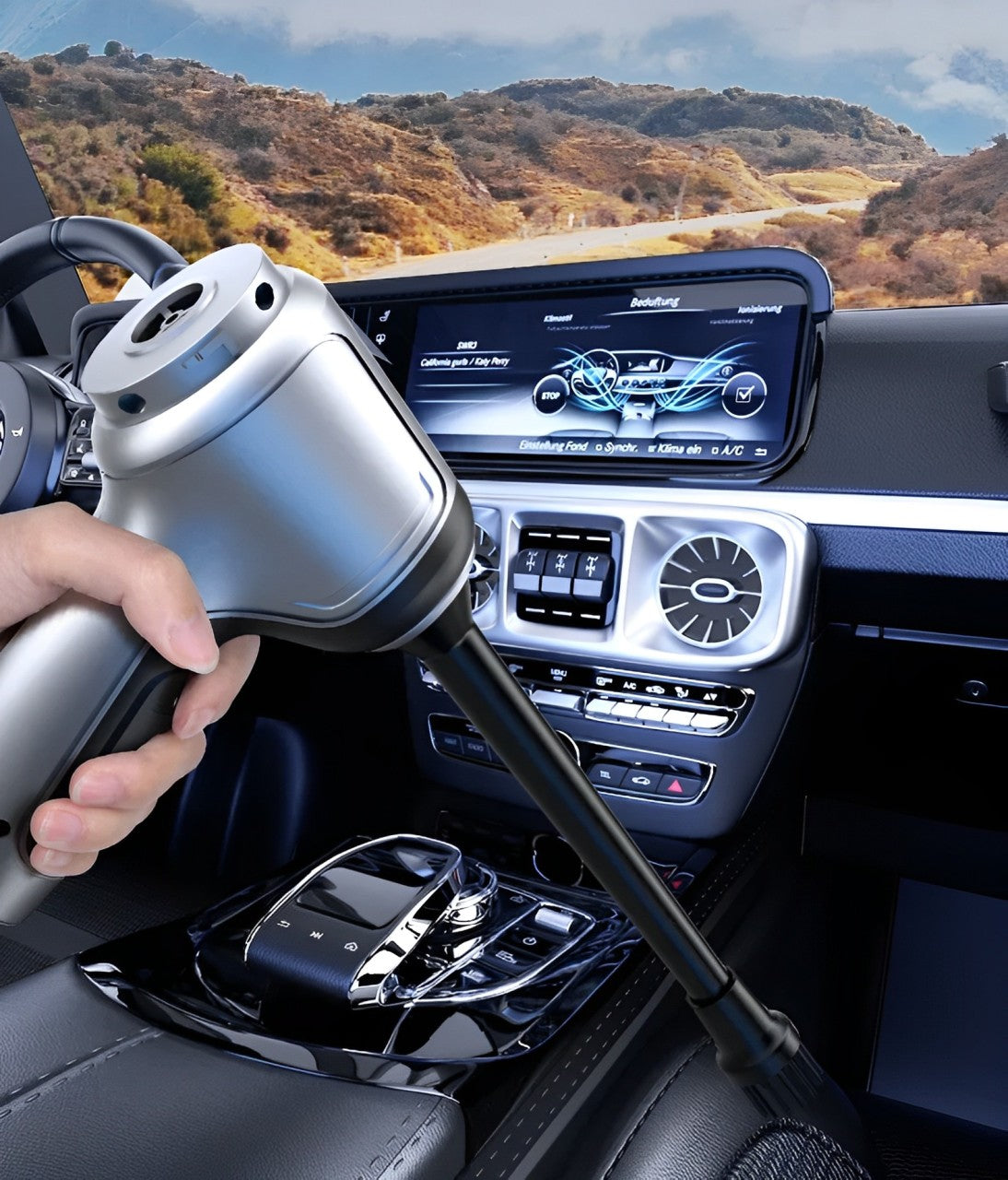 Wearclo | Wireless Car Vacuum Cleaner with 95000PA Suction Power – Lightweight & Quiet