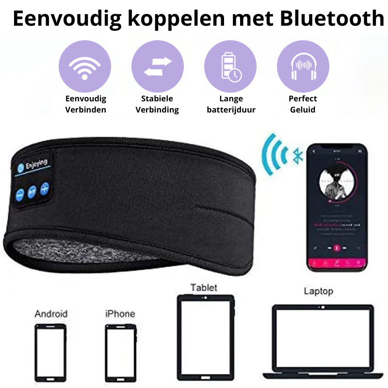 Wearclo | Wireless Sleep Headband with Built-in Headphones