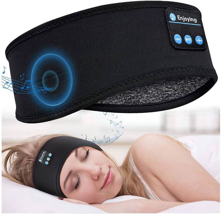 Wearclo | Wireless Sleep Headband with Built-in Headphones