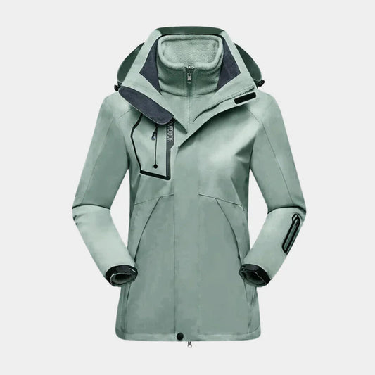 Wearclo | Women's 3-in-1 Waterproof Parka Jacket