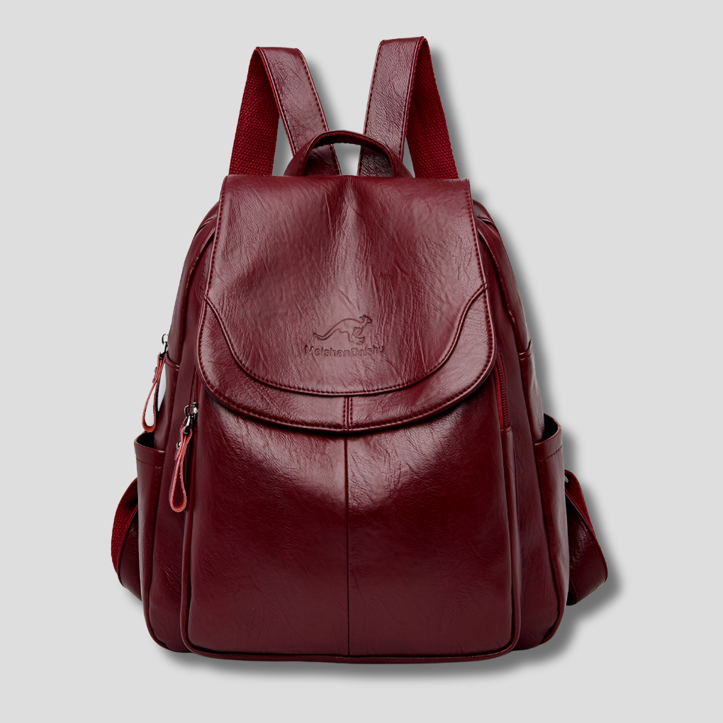 Wearclo | Women's Anti-Theft Backpack with Embossed Design