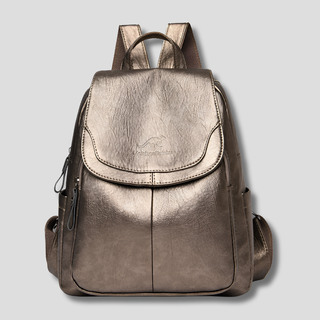 Wearclo | Women's Anti-Theft Backpack with Embossed Design