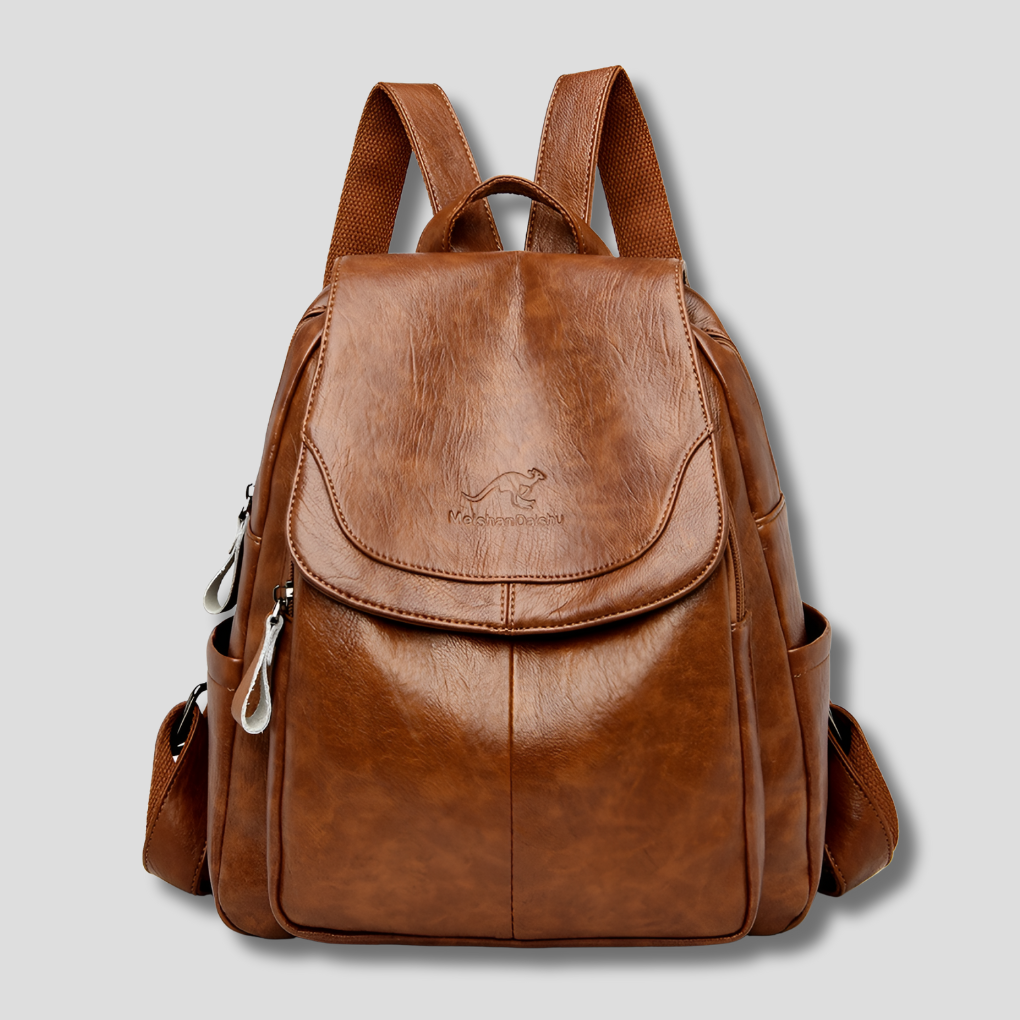 Wearclo | Women's Anti-Theft Backpack with Embossed Design