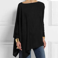 Asymmetrical Flowy Tunic Top