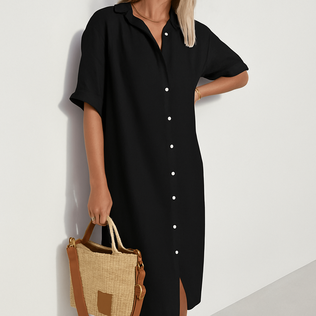 Wearclo | Women's Button-Down Shirt Dress