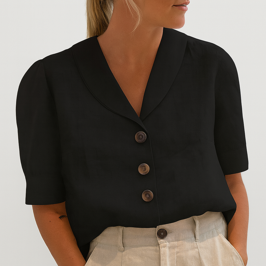 Wearclo | Women's Button Front Shirt with Collar