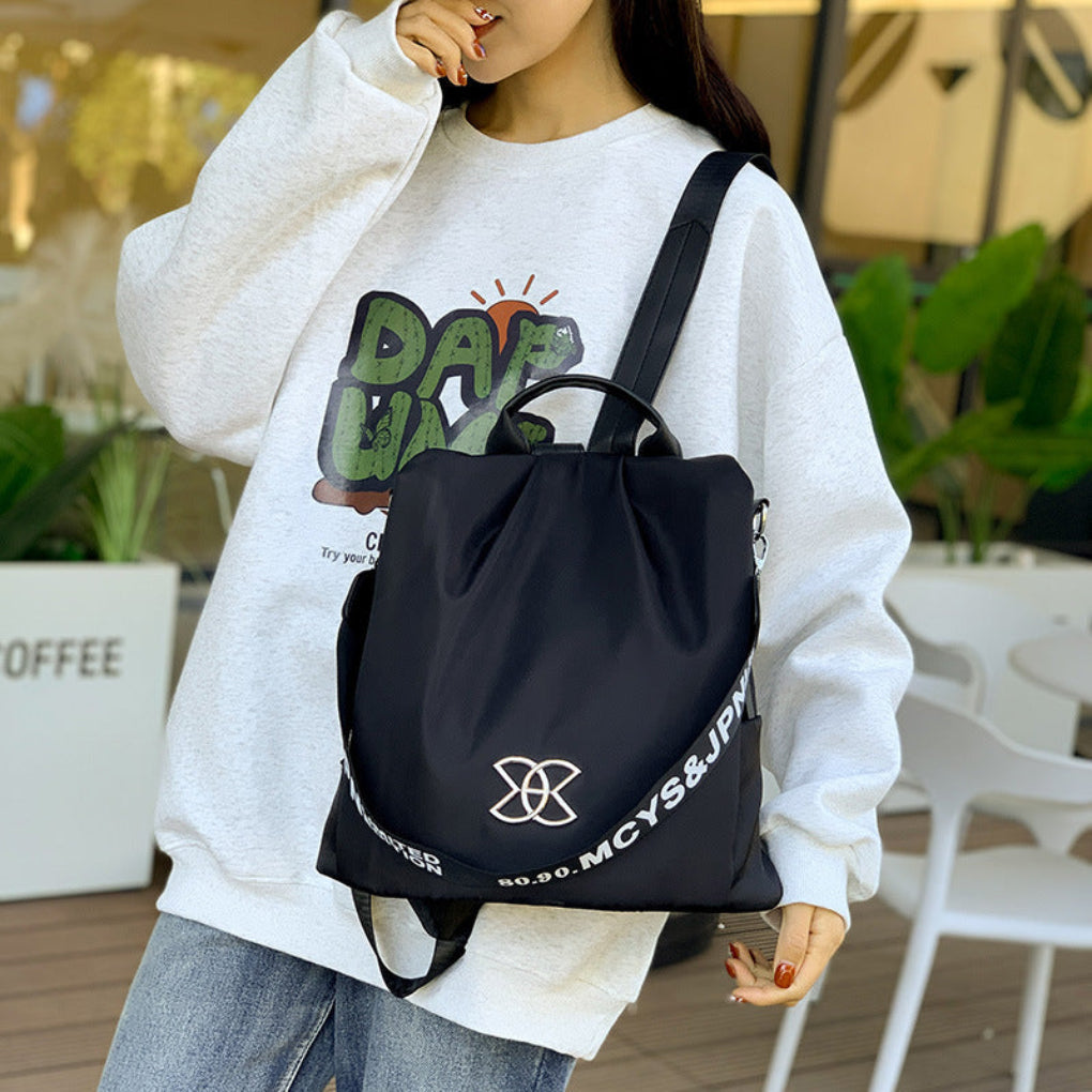 Wearclo | Women's Convertible Backpack with Ruched Front