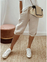 Wearclo | Linen Capris for Everyday Comfort