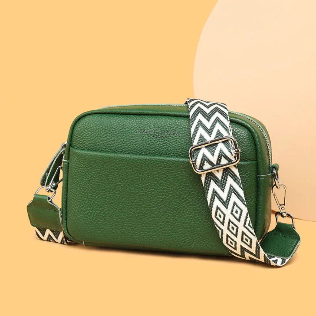 Wearclo | Women's Crossbody Bag with Geometric Strap