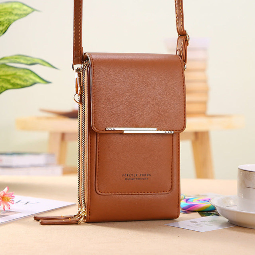 Wearclo | Women's Crossbody Phone Bag with Touchscreen Pocket