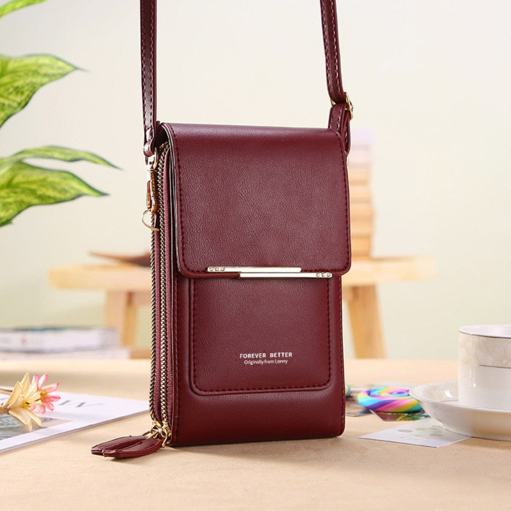 Wearclo | Women's Crossbody Phone Bag with Touchscreen Pocket