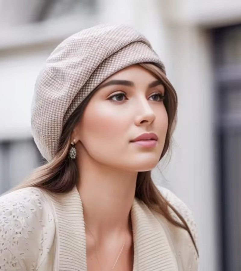 Wearclo | Women’s Elegant Cap | Parisian Chic Style | Breathable Soft Fabric | One Size