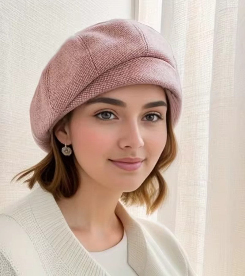 Wearclo | Women’s Elegant Cap | Parisian Chic Style | Breathable Soft Fabric | One Size