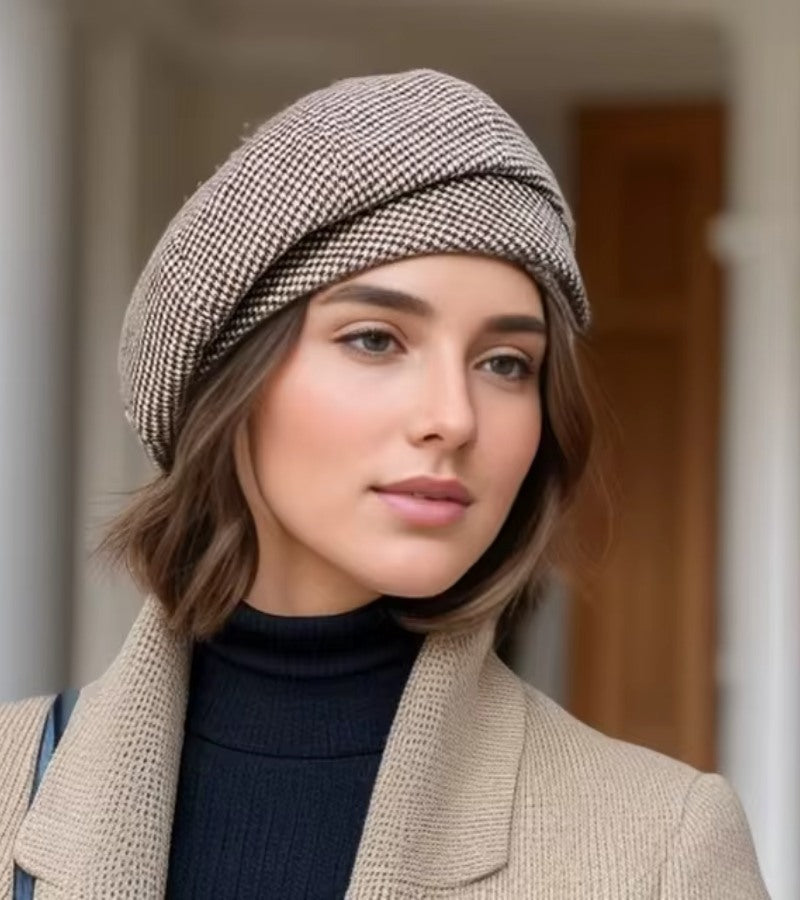 Wearclo | Women’s Elegant Cap | Parisian Chic Style | Breathable Soft Fabric | One Size
