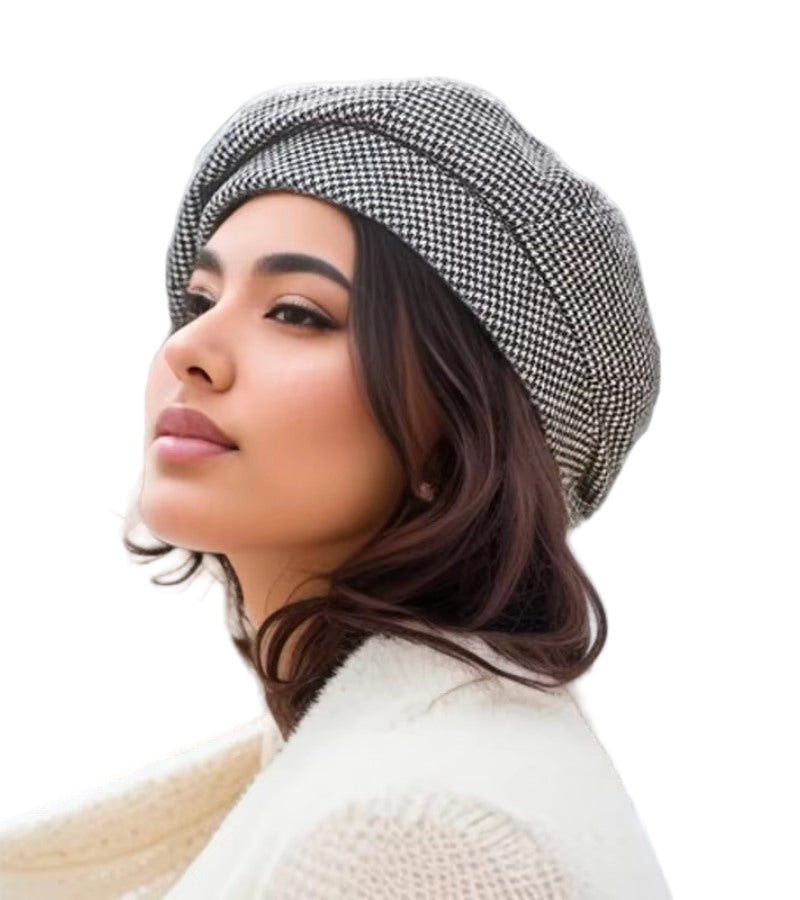 Wearclo | Women’s Elegant Cap | Parisian Chic Style | Breathable Soft Fabric | One Size
