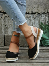 Wearclo | Women's Supportive Espadrille Platform Sandals