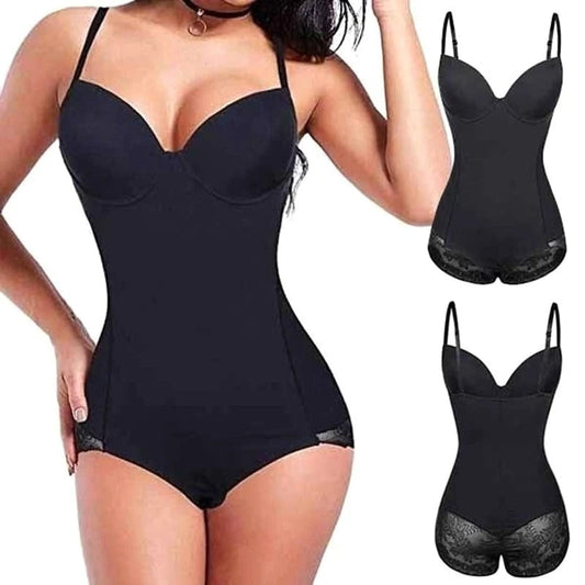 Wearclo | Women's Full Body Shaper with Lace Trim