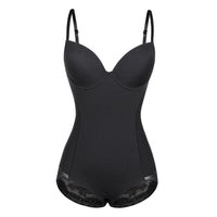 Wearclo | Women's Sculpting Lace Trim Bodysuit