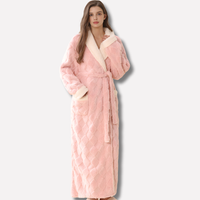 Wearclo | Women's Cozy Hooded Ankle Length Robe