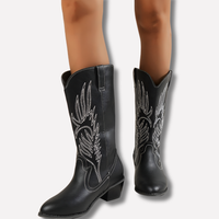 Women's Embroidered Western Cowboy Boots