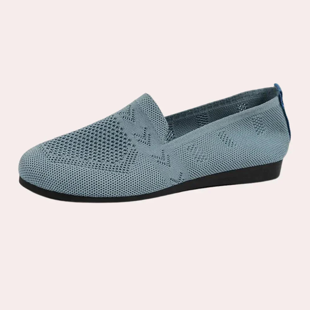 Wearclo | Women's Knit Loafers with Arch Support