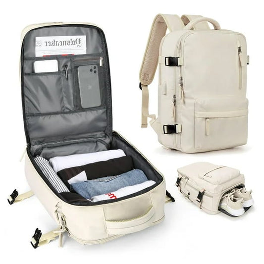 Wearclo | Women's Large Travel Backpack – Waterproof Hiking Backpack | Anti-Theft