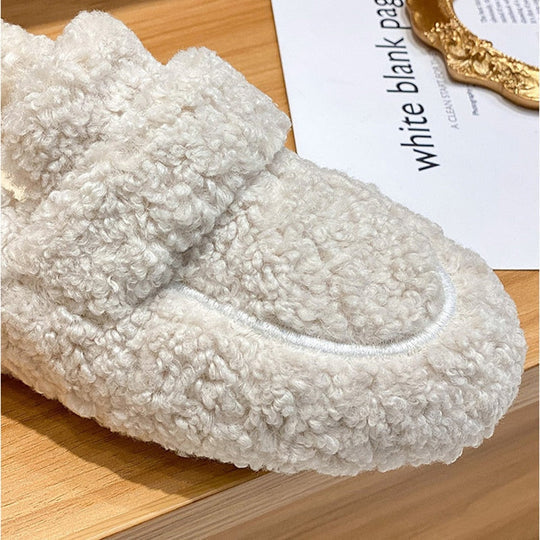 Wearclo | Women's Loafer Slippers with Plush Design