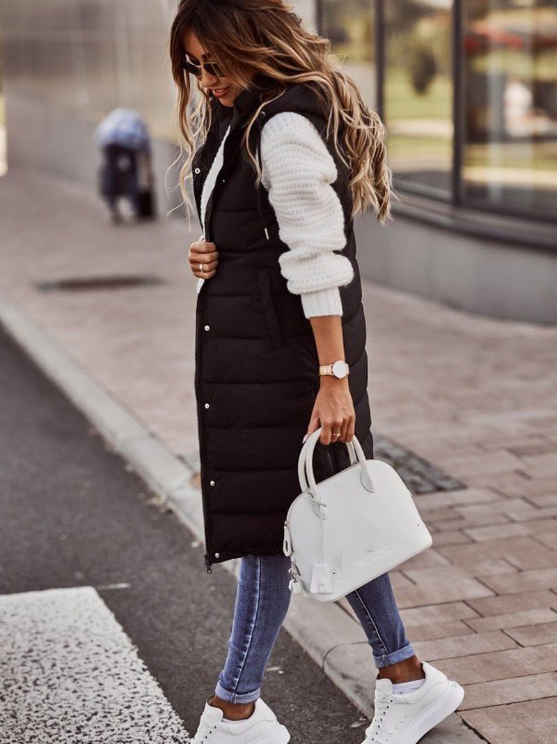 Wearclo | Women's Long Bodywarmer Vest