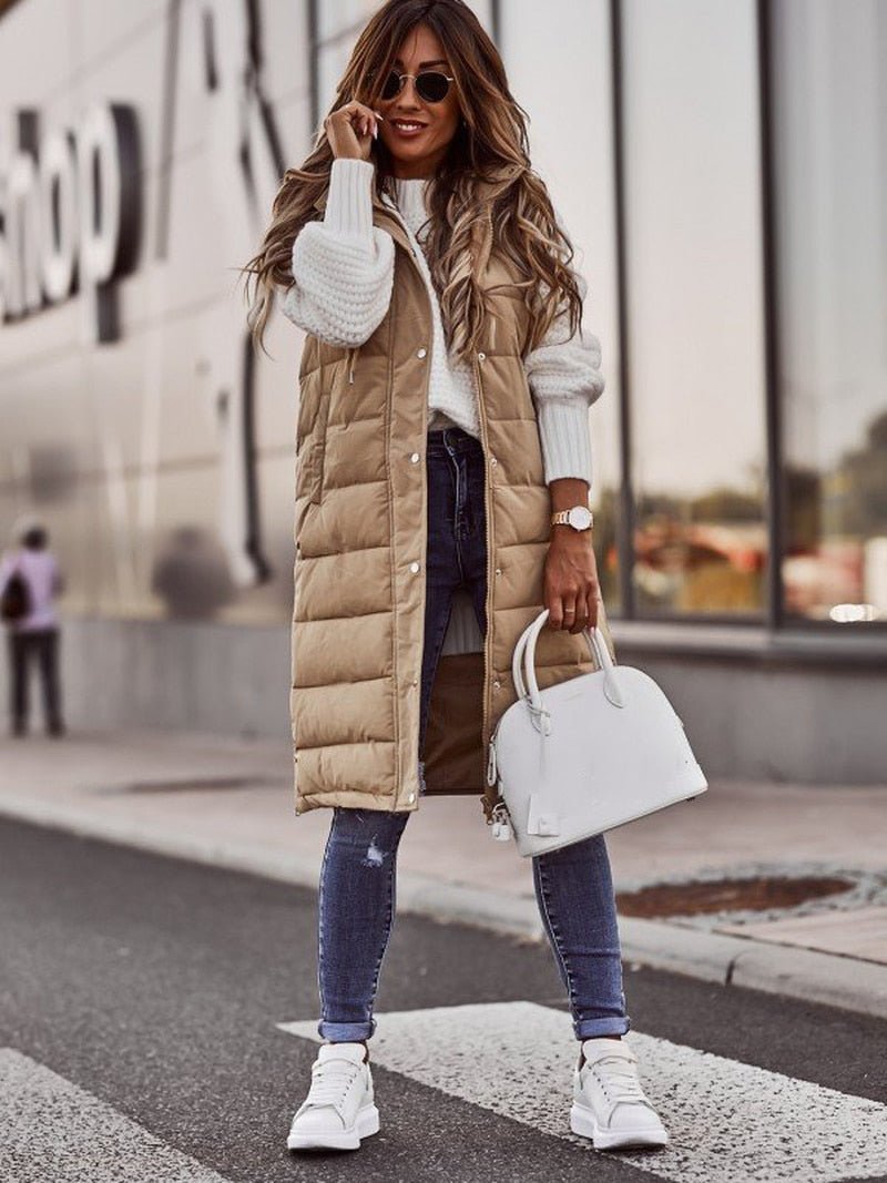 Wearclo | Women's Long Bodywarmer Vest
