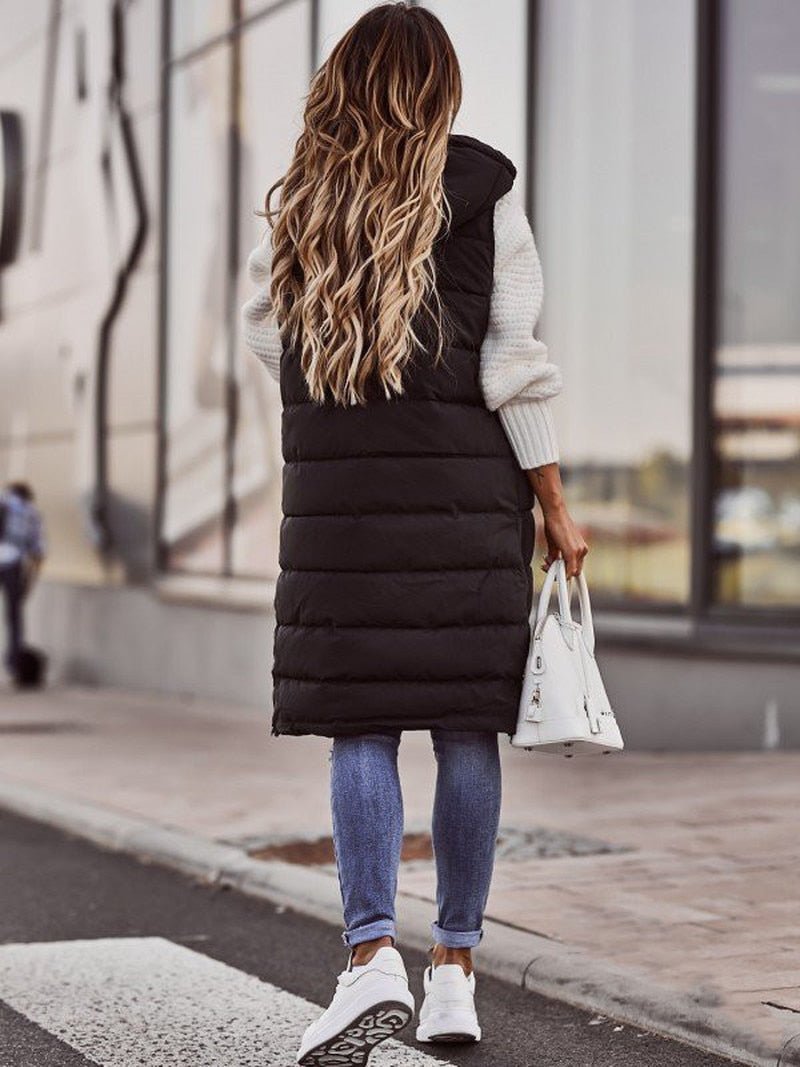 Wearclo | Women's Long Bodywarmer Vest