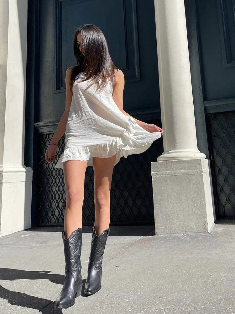 Wearclo | Women's Metallic Cowboy Boots