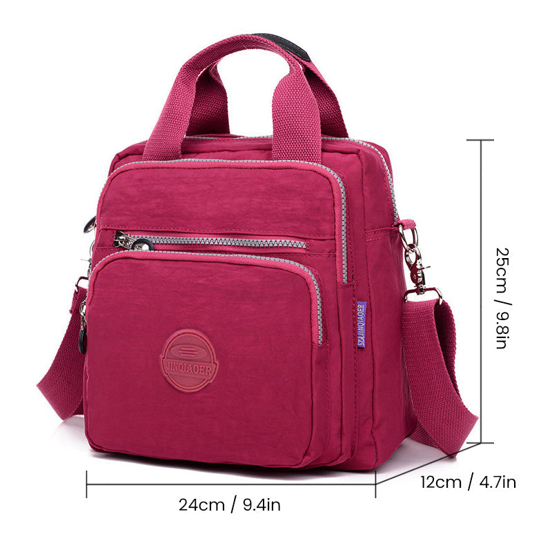 Wearclo | Women's Multifunctional Crossbody Bag with Multiple Compartments