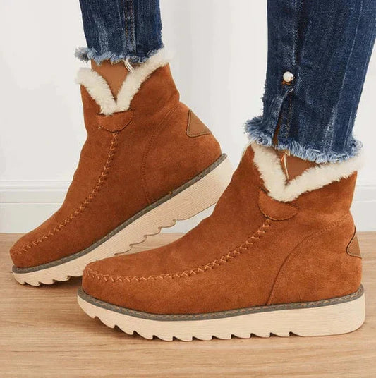 Wearclo | Women's Orthopedic Ankle Boots with Fleece Lining